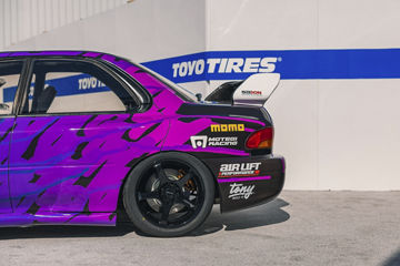 1995 Subaru WRX - Motegi MR159 BATTLE V - Black Wheel Pros